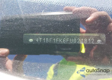 2015 Toyota Camry Le from USA, damaged, VIN 4T1BF1FK6FU021812